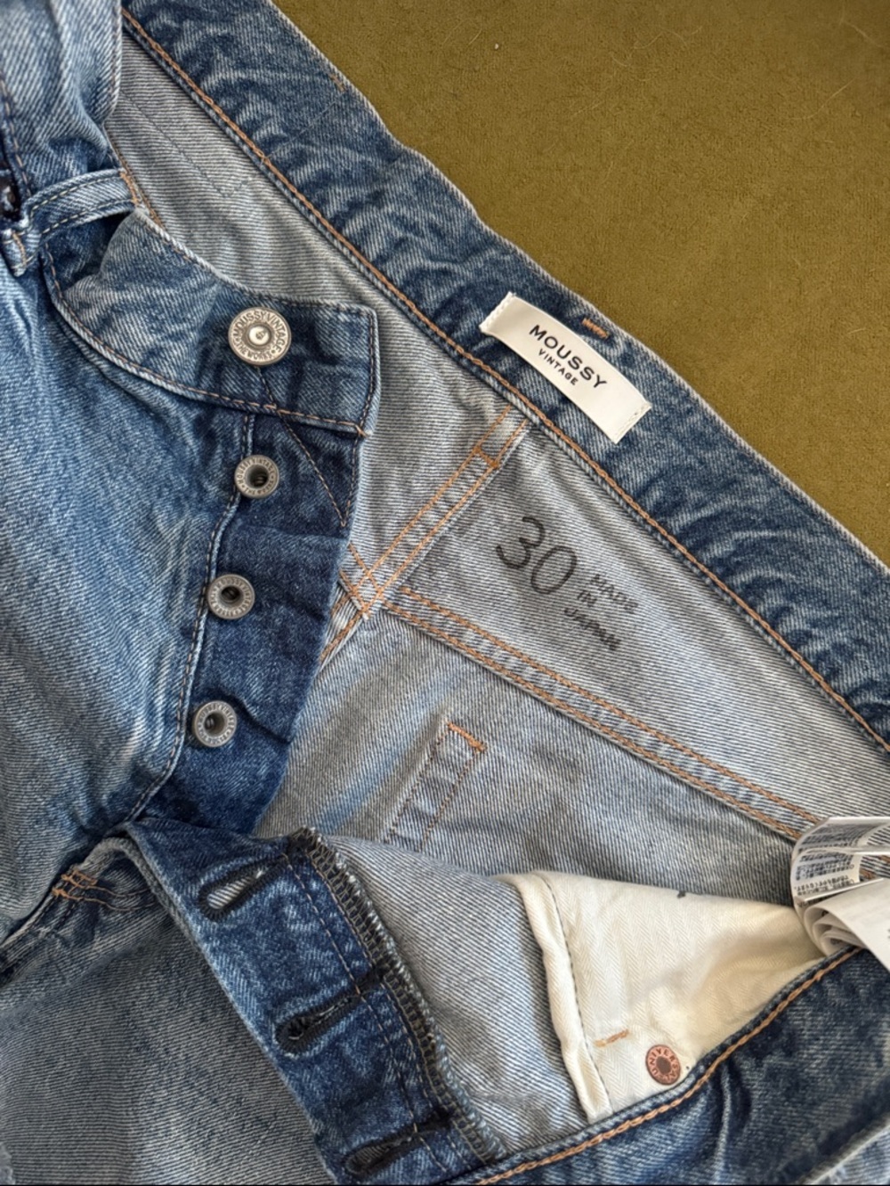 Moussy Vintage Shirley Shorts in Light Blue Size 30 EUC 139 - Picture 6 of 9